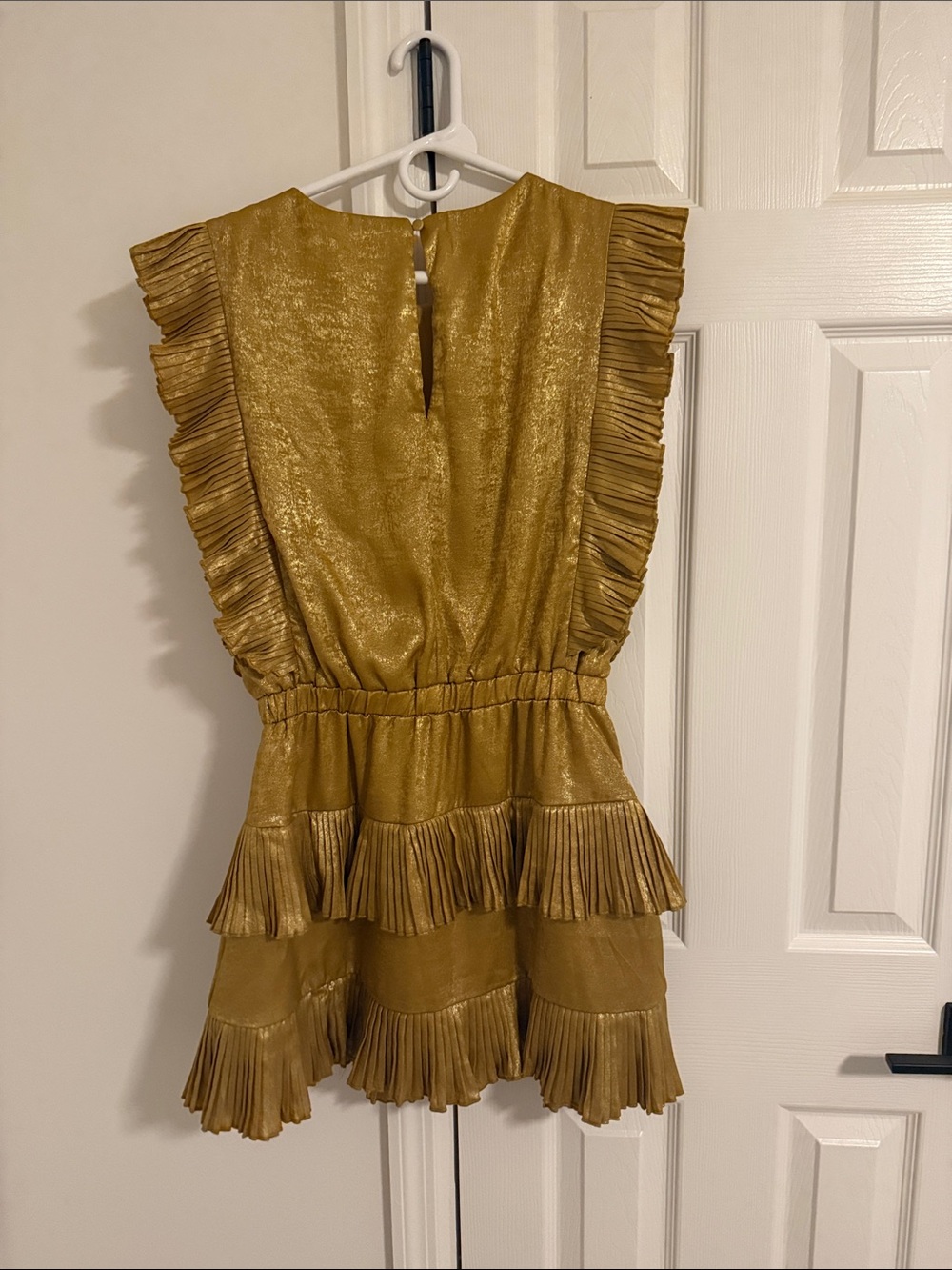 TCEC Gold Ruffle Tier Dress - Picture 3 of 3
